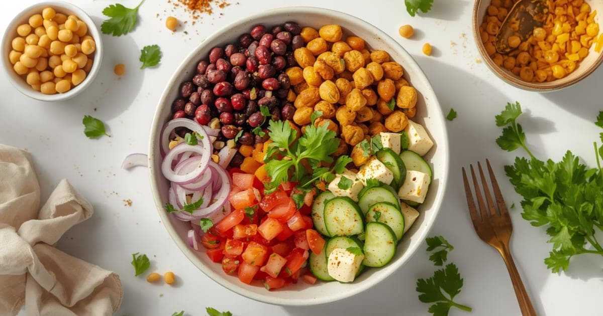 High Protein Mix Bean & Paneer Salad – The Perfect Fitness Food