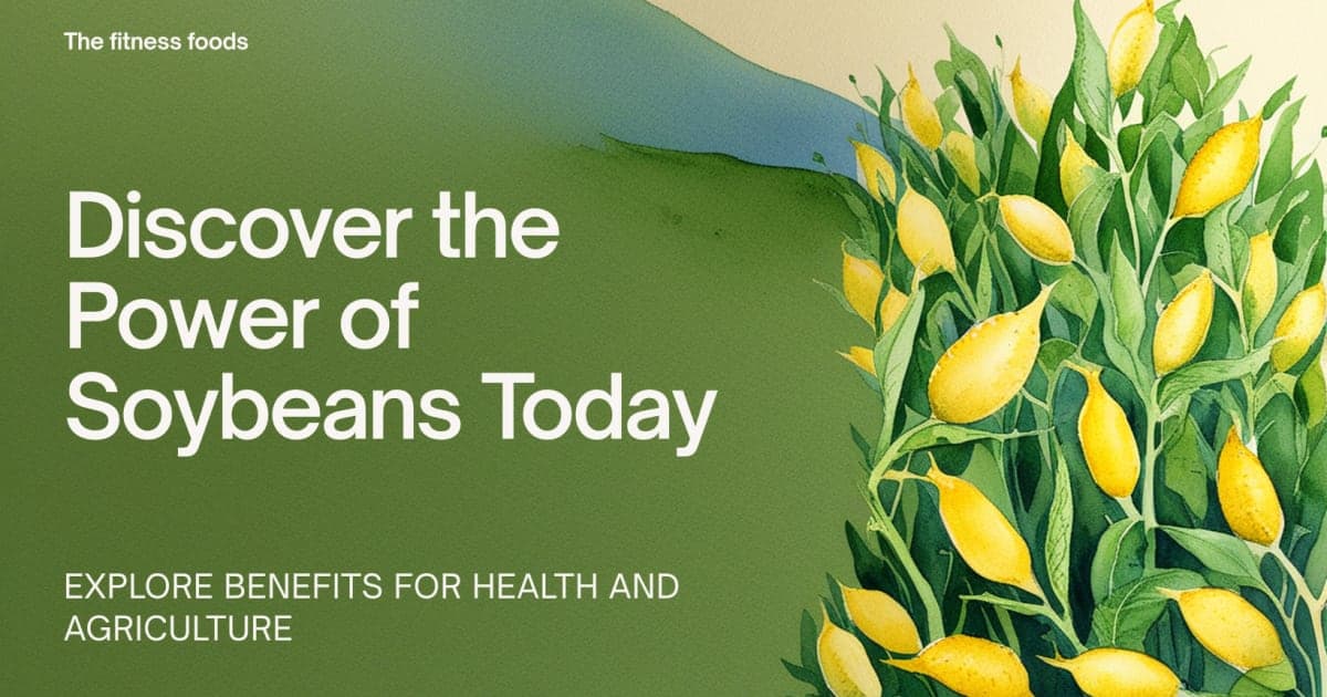 The Importance of Soybeans: A Versatile Crop for a Sustainable Future