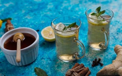Tulsi Ginger & Rose Sabja Summer Coolers for Better Health